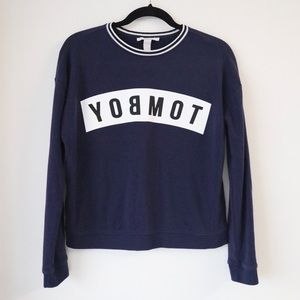 Forever 21 Reverse “TOMBOY” Sweater